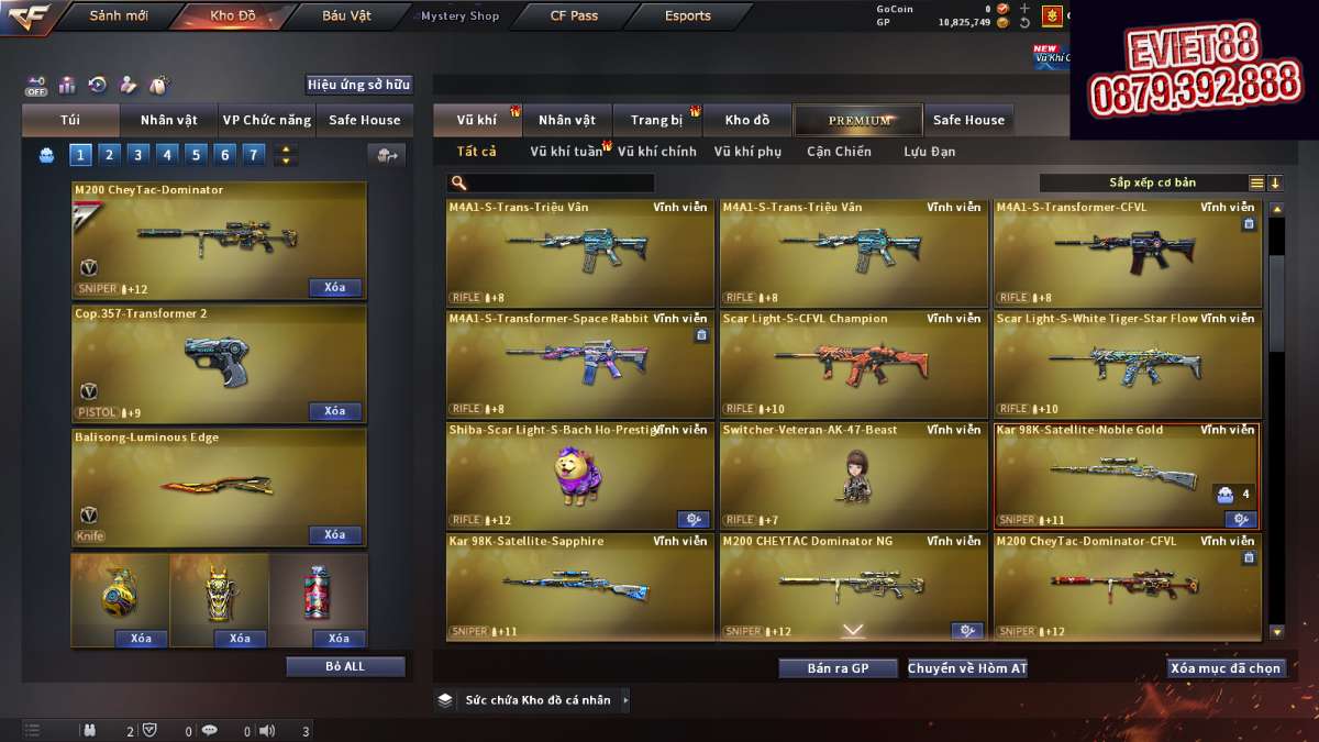 shop acc cf uy tin gia re